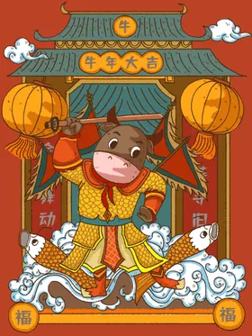 牛年海报