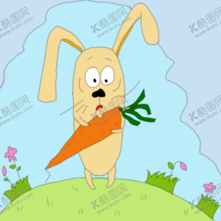 编号：24352210290826228949【酷图网】源文件下载-卡通小兔子