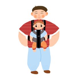 父亲节插画