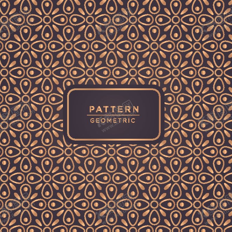 编号：10980909252343449148【酷图网】源文件下载-金色连续花纹