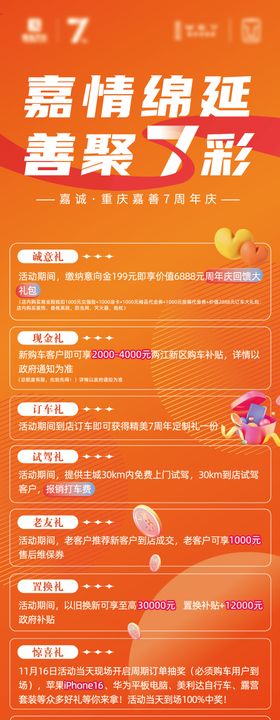 七周年邀请函长图
