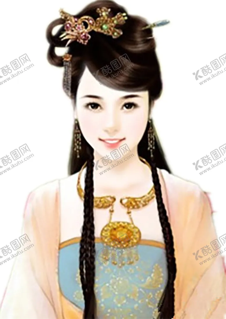 编号：98489202080613508003【酷图网】源文件下载-古装帅哥美女插画图片