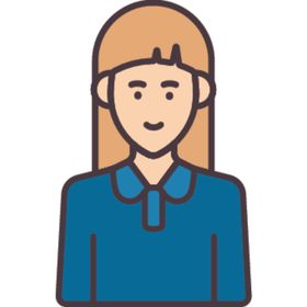 椅子上的女职员