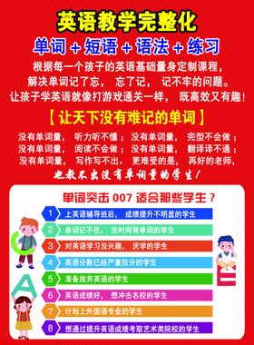 英语海报