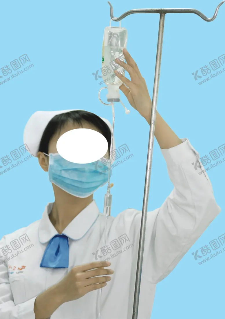 编号：26321503271606599540【酷图网】源文件下载-挂吊瓶的护士