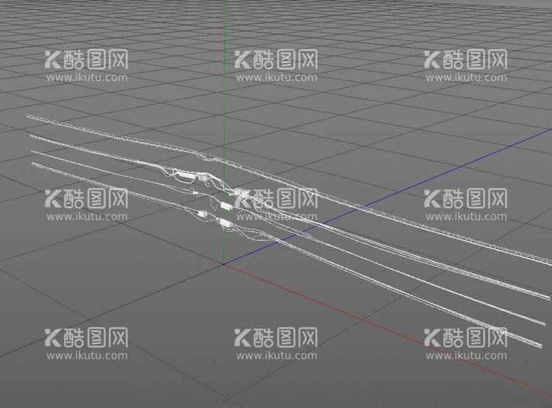 编号：54980312161255543895【酷图网】源文件下载-C4D模型电线