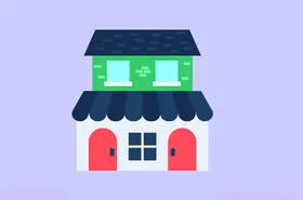 房子卡通建筑logo图标