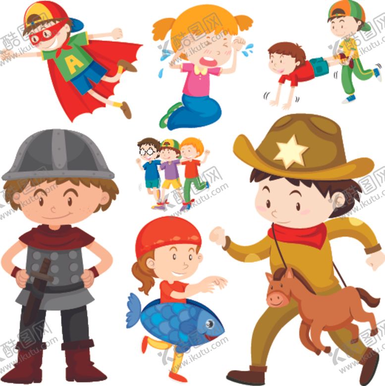 编号：80590909130848197025【酷图网】源文件下载-卡通儿童