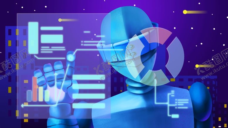 编号：10665309112216407149【酷图网】源文件下载-未来科技插画图案