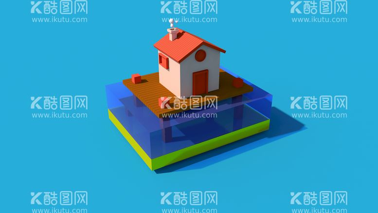 编号：20697309231001174105【酷图网】源文件下载-C4D 三维壁纸 定格10点 