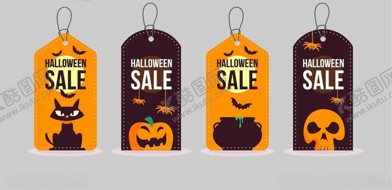 编号：20483411021027171573【酷图网】源文件下载-万圣节促销吊牌