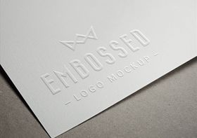 标志样机logo智能贴图发光字logo效果图