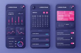 三款手机界面设计展示