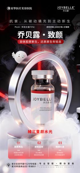 医美乔贝露致颜宣传海报