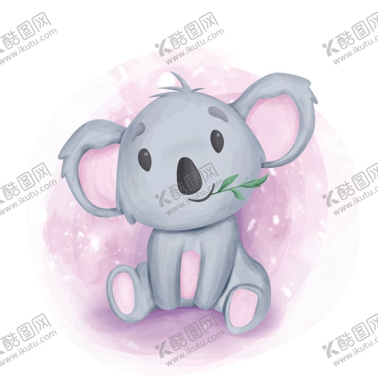 编号：95445407071828301525【酷图网】源文件下载-水彩动物