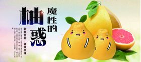 生鲜柚子吊旗