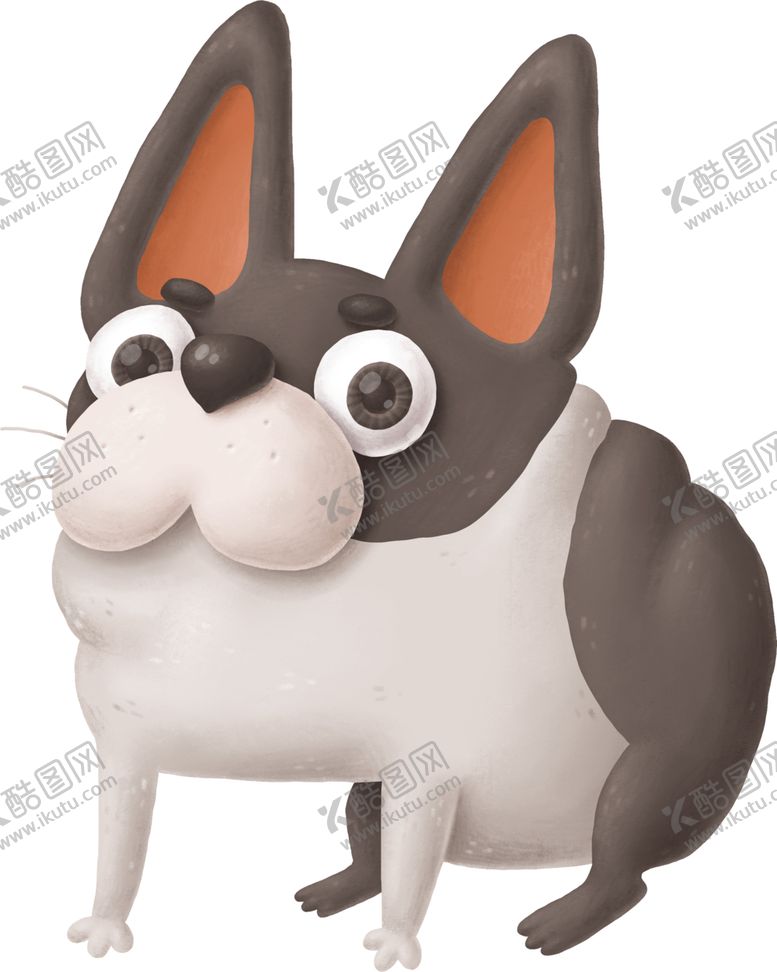 编号：39154206240901071494【酷图网】源文件下载-卡通动物小狗插画