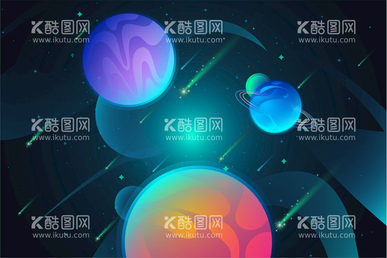 编号：75643010181534207099【酷图网】源文件下载-星球背景 