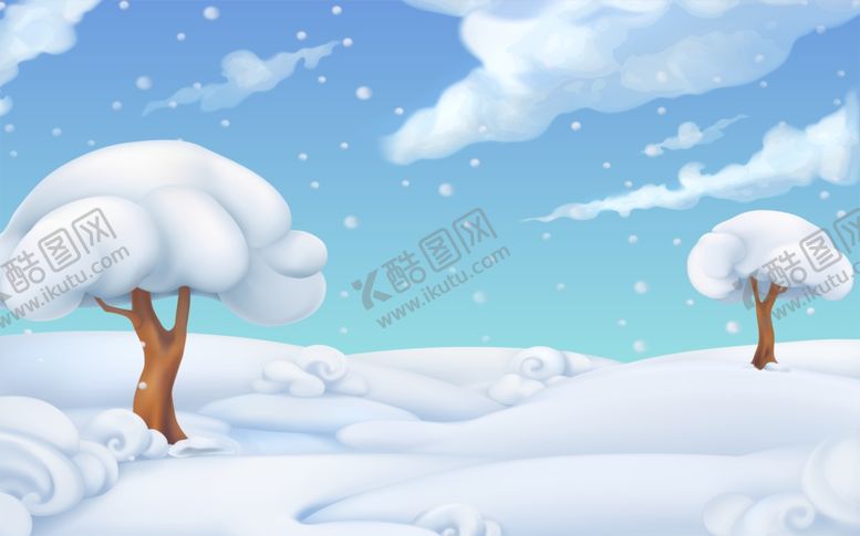 编号：69348202090747318660【酷图网】源文件下载-雪景背景