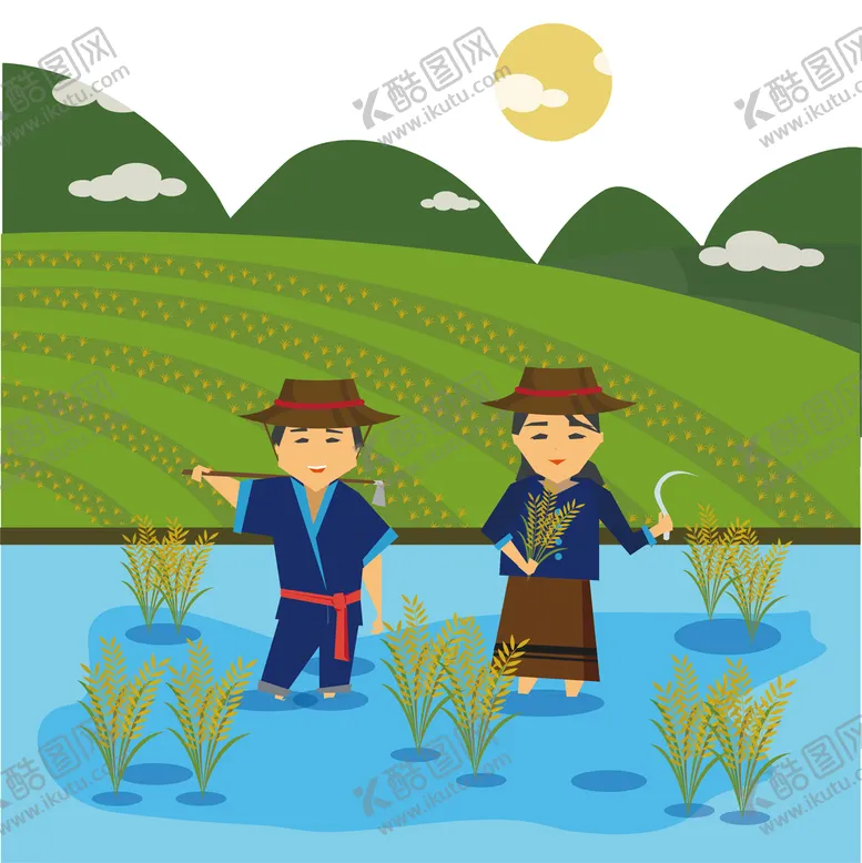 编号：64115610170934445817【酷图网】源文件下载-素材稻田