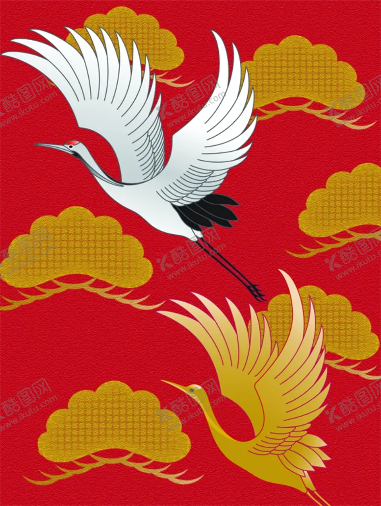 编号：40545912061837162051【酷图网】源文件下载-仙鹤