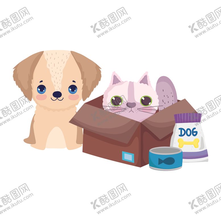 编号：90768205182102424169【酷图网】源文件下载-手绘卡通猫
