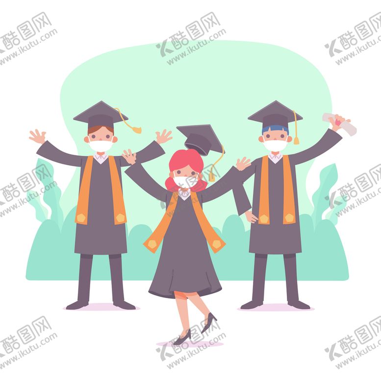 编号：97301510021847017802【酷图网】源文件下载-毕业生