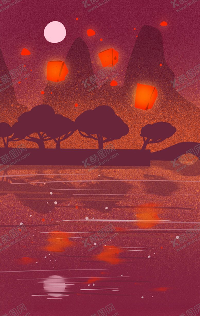 编号：33650405022301301475【酷图网】源文件下载-中秋手绘插画