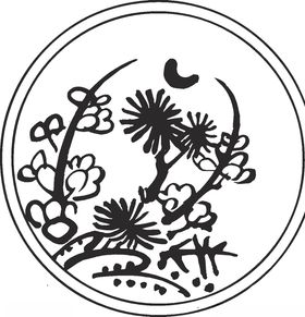 镂空花图案