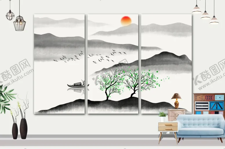 编号：40377806280745359431【酷图网】源文件下载-山水画