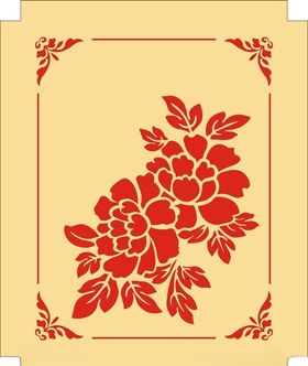 适量牡丹花镂空