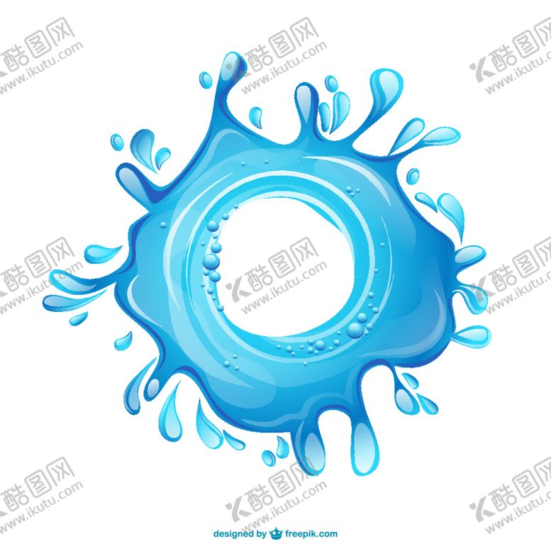 编号：99527601141311315074【酷图网】源文件下载-水溅插图