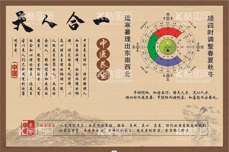 编号：52800112180935416283【酷图网】源文件下载-天人合一中医养生