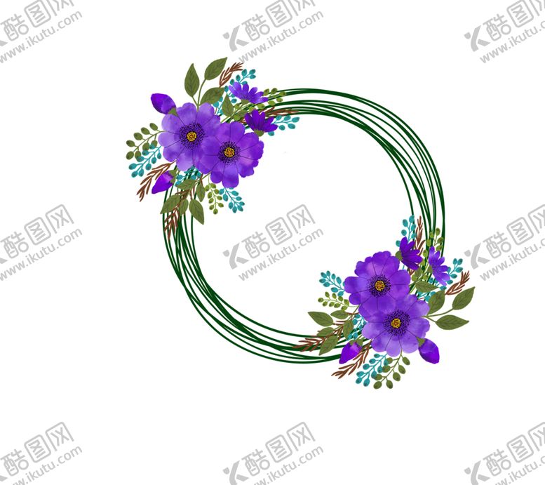 编号：91752606241817361873【酷图网】源文件下载-花环