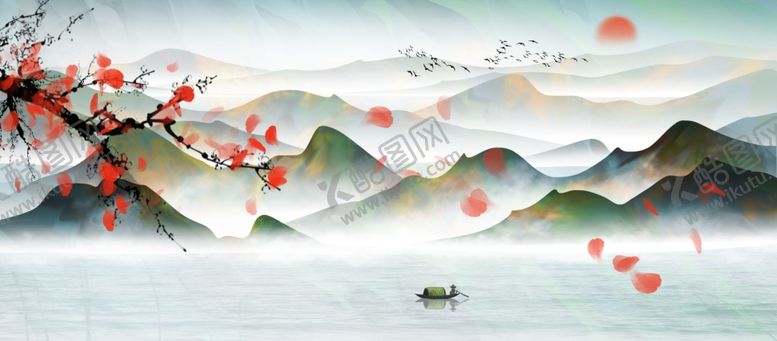 编号：52695009230423233538【酷图网】源文件下载-水墨山水