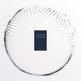 科技粒子背景圆底纹地产