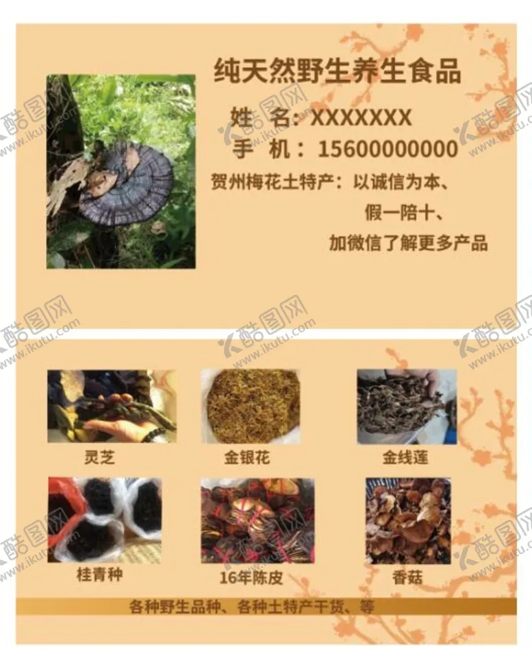 编号：59724010050857517329【酷图网】源文件下载-中药名片