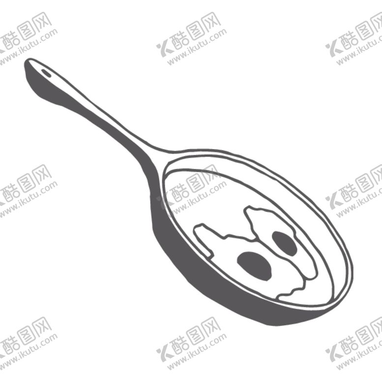 黑白线条手绘几何秘密花园抽象图形案图