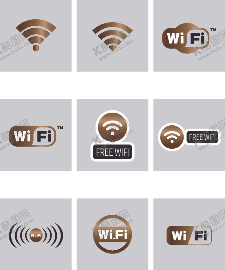 编号：55813605080954482407【酷图网】源文件下载-WIFI标识VI