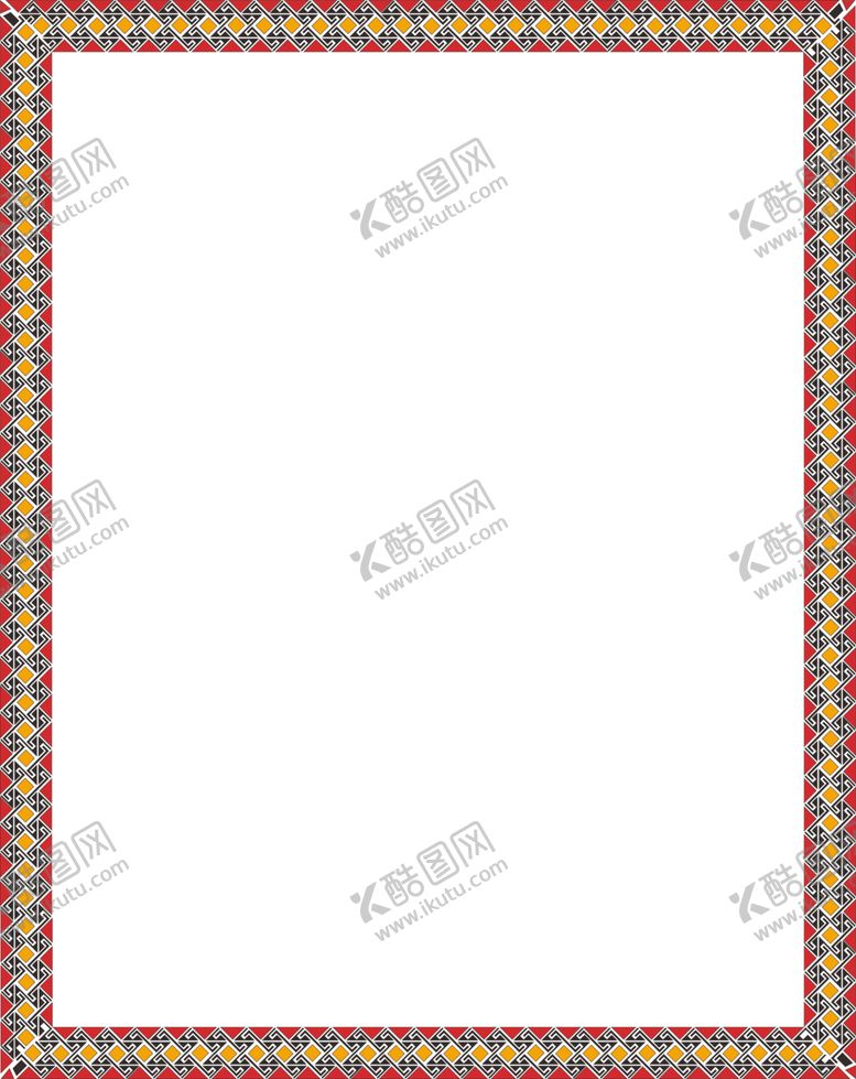 编号：57319804112349581648【酷图网】源文件下载-简约花纹边框