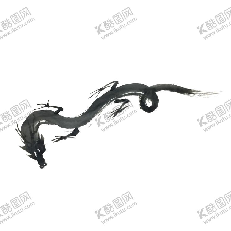 编号：11729509111042491671【酷图网】源文件下载-中国风金色龙元素