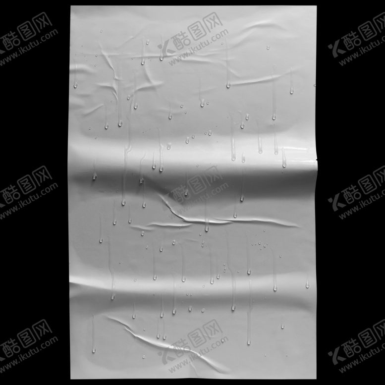 编号：69840812230438188945【酷图网】源文件下载-潮流复古褶皱肌理海报贴图样机