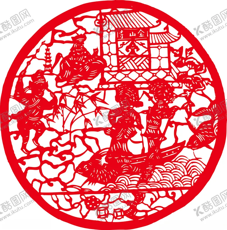 编号：17485212100214191590【酷图网】源文件下载-窗花中国风剪纸