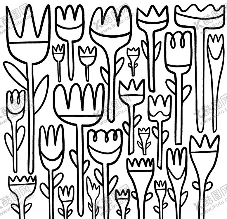 编号：72724311010520083117【酷图网】源文件下载-抽象叶子图案