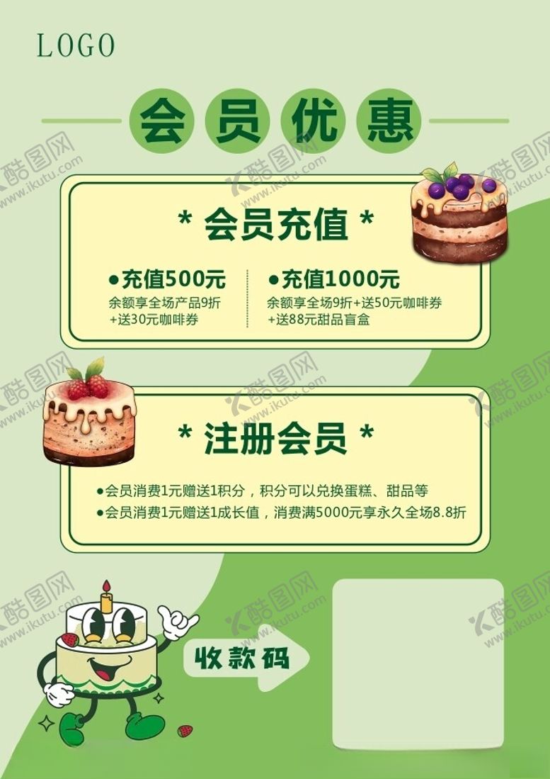 编号：85687202201758244694【酷图网】源文件下载-蛋糕会员海报