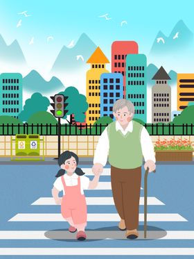 创意卡通插画图案竖版温馨梦幻