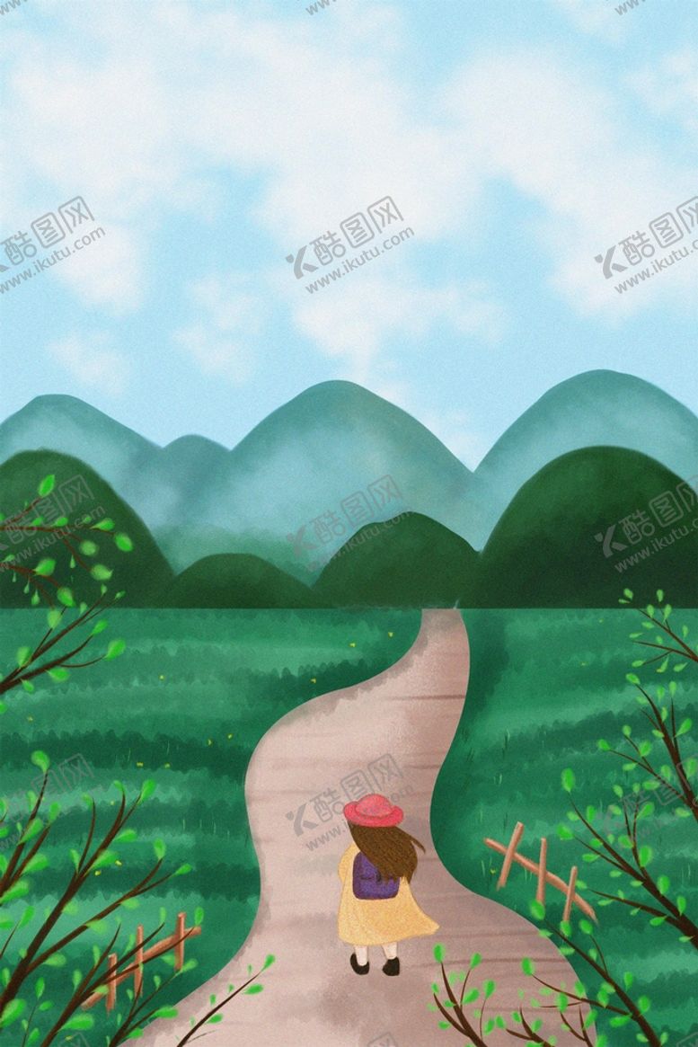 编号：43438411211046455232【酷图网】源文件下载-手绘创意春分插画图片