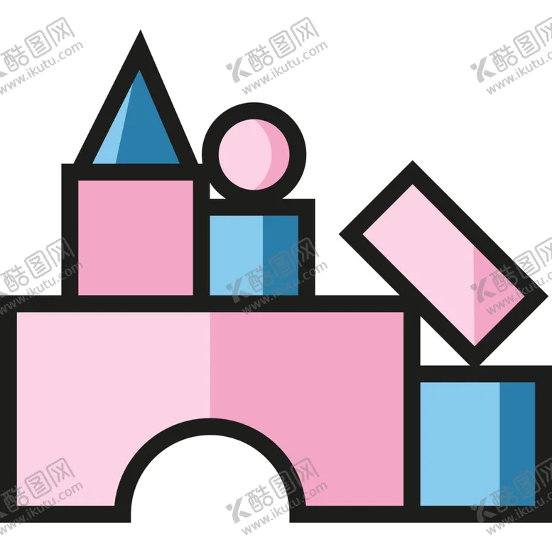 编号：13780007020814598544【酷图网】源文件下载-积木工具图标图形标志素材
