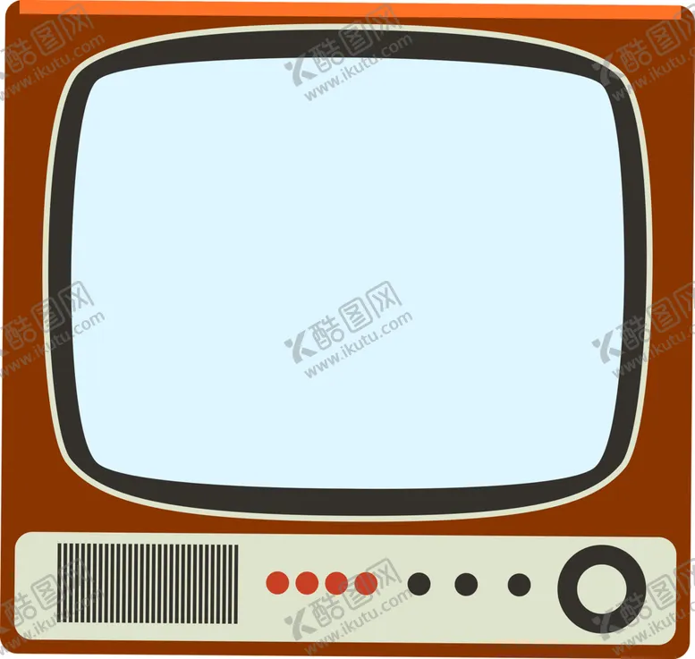 编号：31987202070253582516【酷图网】源文件下载-老式电视矢量图