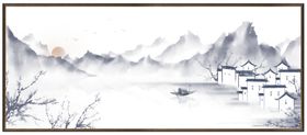 山水画风景